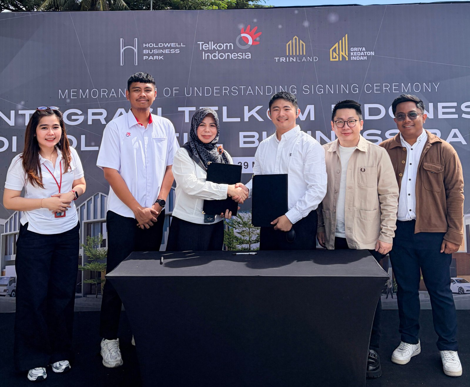 Kolaborasi Strategis Holdwell Business Park dan Telkom Perkuat Jaringan Digital di Jantung Logistik Lampung