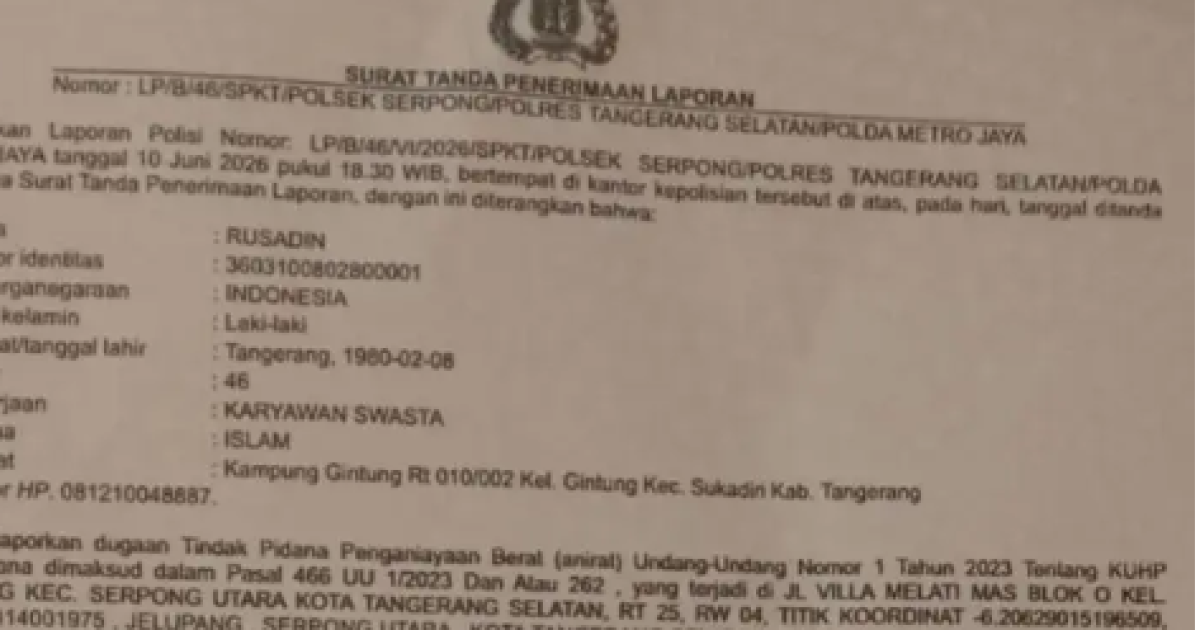 Jurnalis Jadi Korban Penganiayaan, PWI Tagih Ketegasan Polres Tangsel.