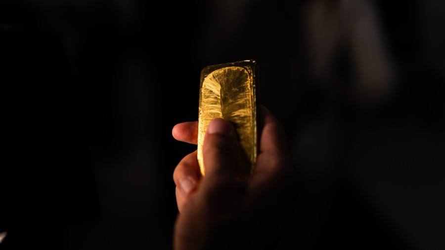 A processed gold bar./Bloomberg-Arthur Menescal