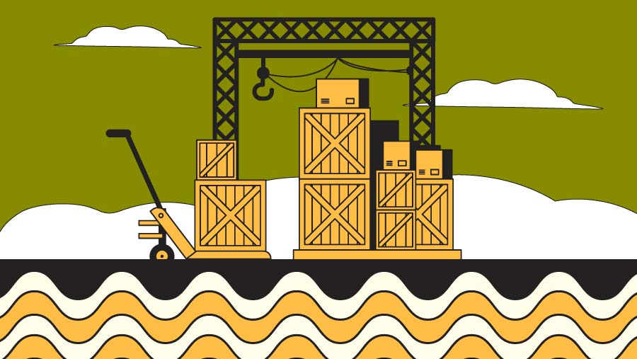Ilustrasi dumping (Bloomberg Technoz/Asfahan)