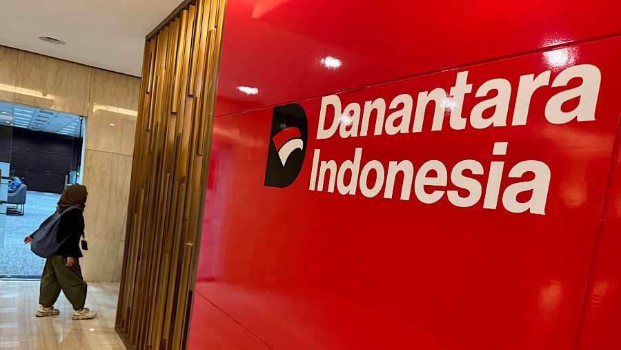 Karyawan beraktivitas di Wisma Danantara Indonesia, Jakarta, Kamis (21/5/2026). (Bloomberg Technoz/Andrean Kristianto)