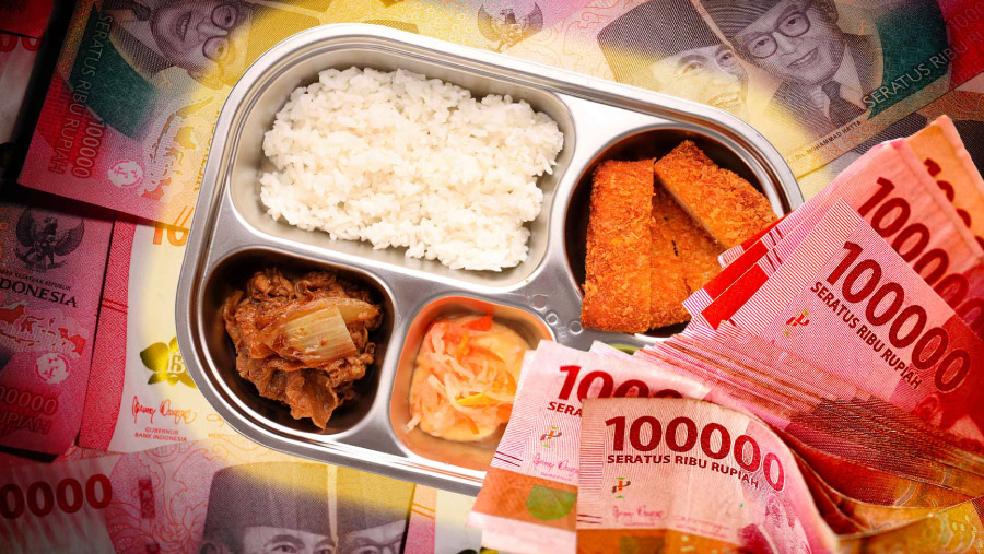Makan Bergizi Gratis. Ilustrasi. (Diolah)