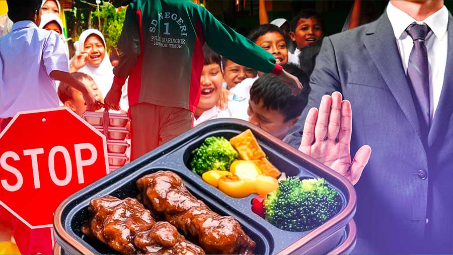 MBG Distop Sementara Saat Awal Puasa dan Lebaran 2026. (Diolah dari Berbagai Sumber)