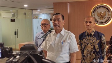 Ketua Dewan Ekonomi Nasional (DEN), Luhut Binsar Pandjaitan/Foto: Ilyas Fadilah/detikcom