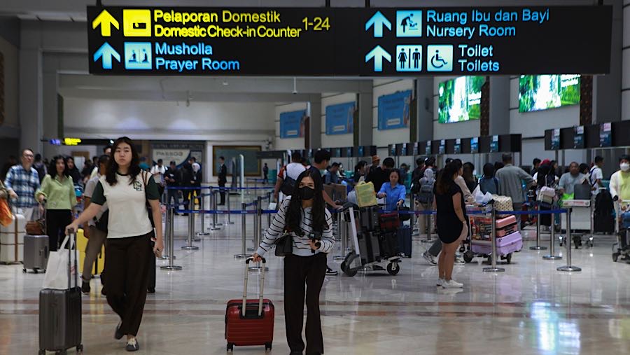 Bandara Soekarno-Hatta. (Bloomberg Technoz/Andrean K)