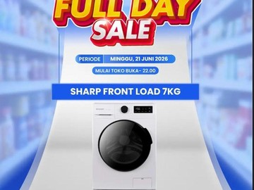 Transmart Kembali Gelar 'Full Day Sale', Peluang Emas Borong Mesin Cuci SHARP Hemat Hingga Rp2 Juta
