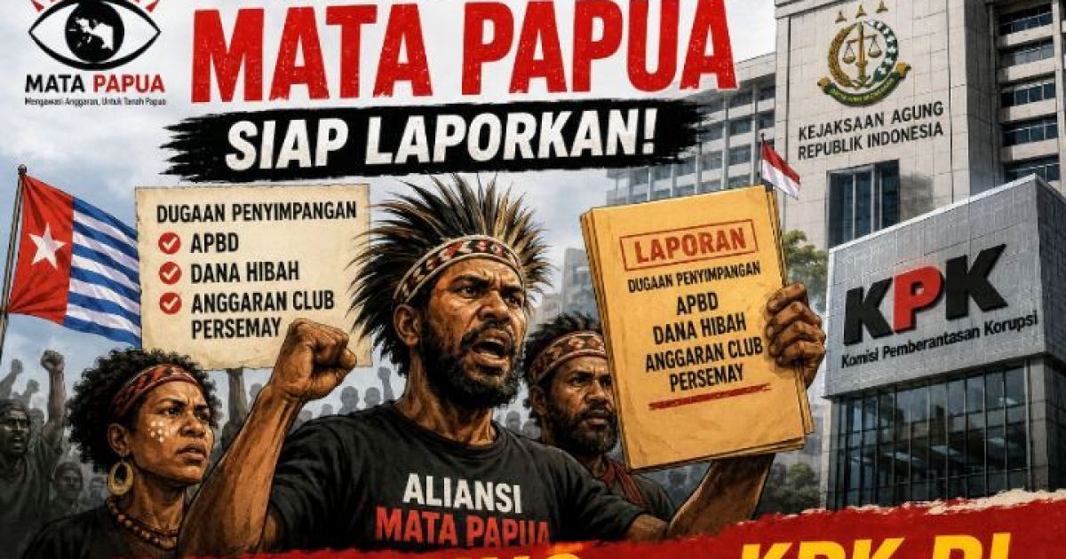 Aliansi MATA Papua siap melaporkan dugaan penyimpangan APBD Maybrat senilai miliaran rupiah dan dana hibah klub Persemay ke KPK serta Kejaksaan Agung. [Foto: ist]