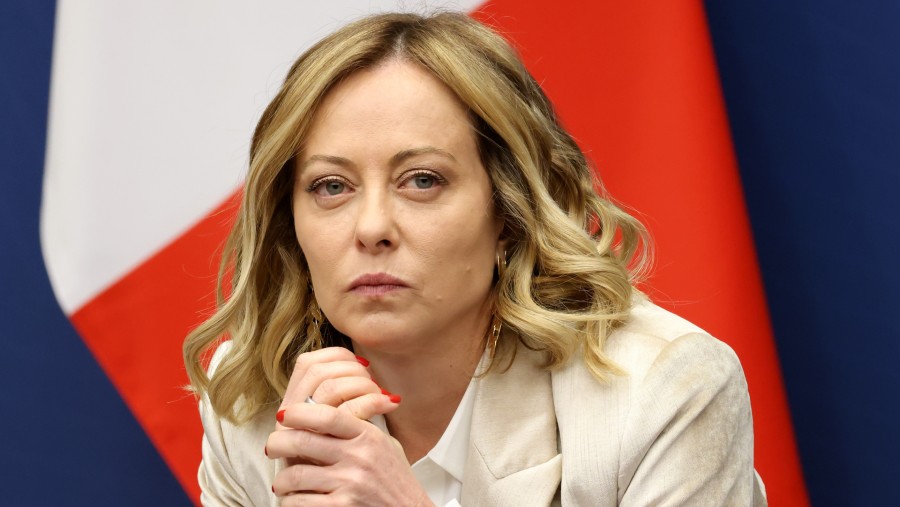 Perdana Menteri Italia Giorgia Meloni. (Bloomberg)