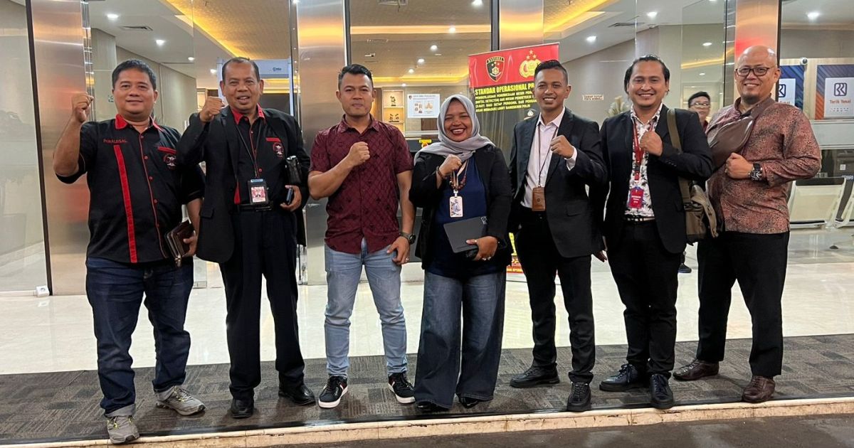 Tim kuasa hukum Muhammad Alan datangi Mabes Polri/ Dok Istimewa.