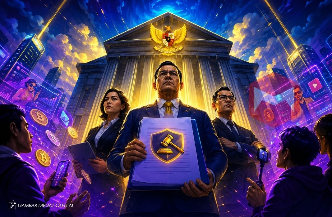 Ilustrasi: Regulator Resmi Memagari Konten Kreator Kripto Melalui Aturan Baru OJK
