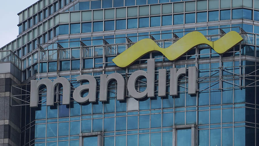 Ilustrasi Bank Mandiri. (Dimas Ardian/Bloomberg)