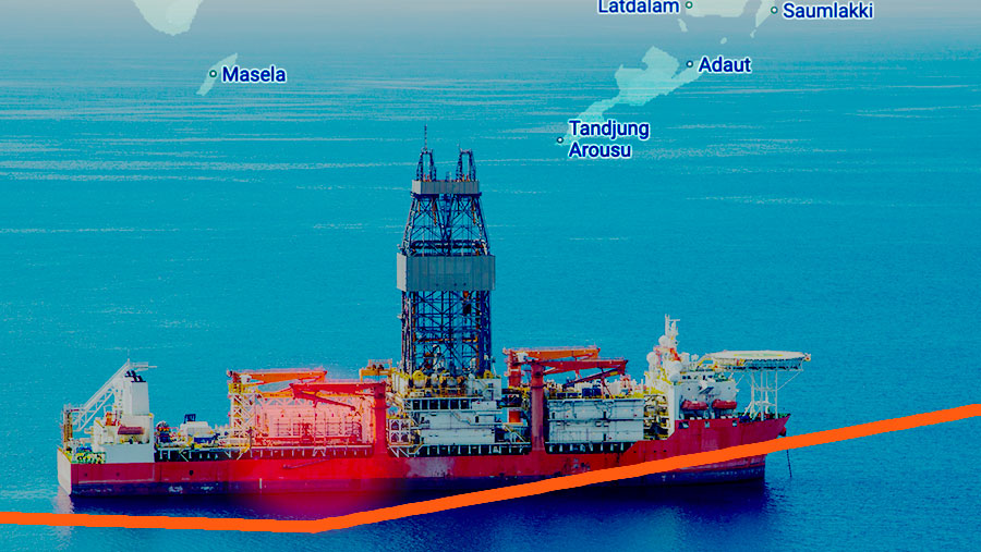 Ilustrasi Blok Masela (Bloomberg Technoz/Diolah)