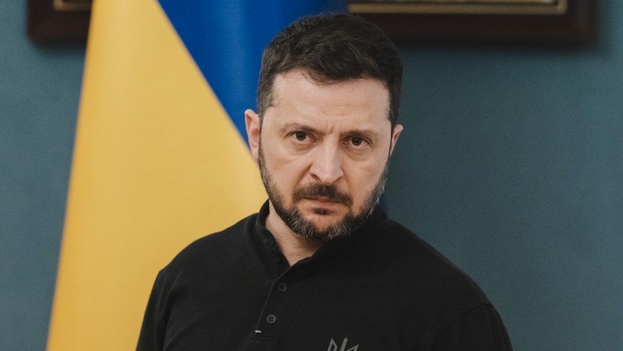 Presiden Ukraina Volodymyr Zelenskiy. (Bloomberg)