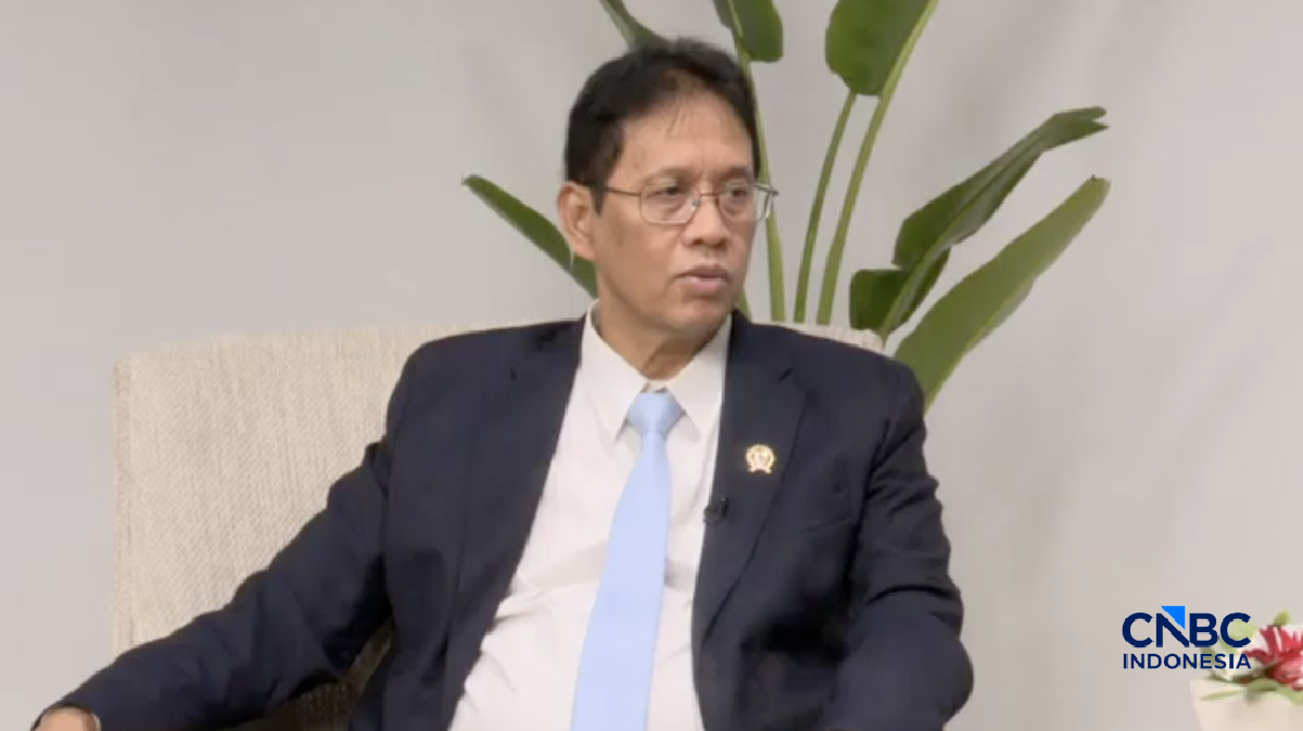 Foto: Menteri Keuangan RI, Purbaya Yudhi Sadewa dalam Economic Update, CNBC Indonesia, Rabu (24/06/2026). (CNBC Indonesia TV)