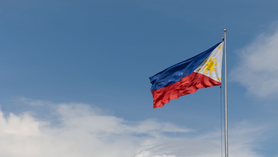 Ilustrasi Bendera Filipina (Sumber: SeongJoon Cho/Bloomberg)