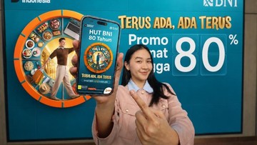 Manjakan Nasabah, BNI Luncurkan Rangkaian Promo 'Terus Ada, Ada Terus' Sambut Ulang Tahun Ke-80