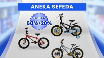 Transmart Full Day Sale Kembali Hadir: Raih Diskon Sepeda Hingga 80 Persen, Harga Mulai Rp 1 Jutaan!