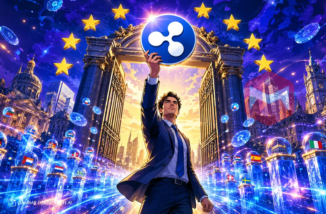 Ilustrasi: Ripple Mengamankan Lisensi CASP Penuh di Eropa, Membuka Pintu Ekspansi Global di Bawah Regulasi MiCA