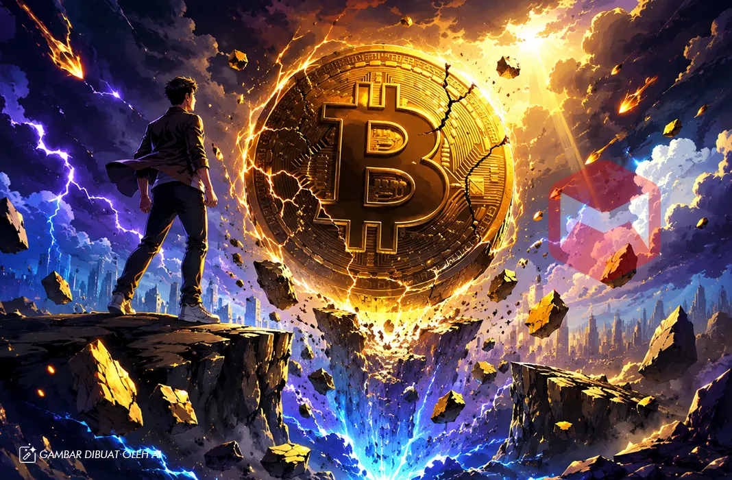Ilustrasi: Proyeksi Analis: Koreksi Tajam Harga Bitcoin ke US$40 Ribu Sebelum Potensi Reli Jangka Panjang
