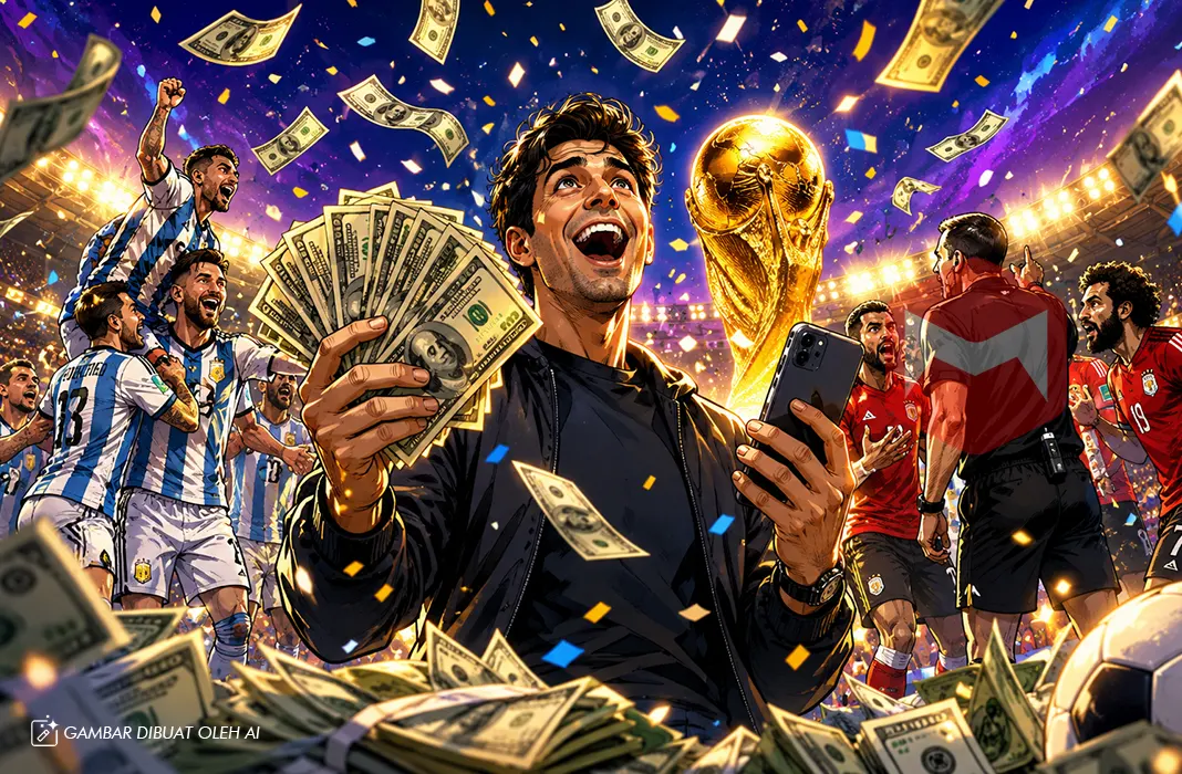 Ilustrasi: Keberuntungan Tak Terduga: Kisah Trader Polymarket Raih Keuntungan Fantastis dari Prediksi Skor Piala Dunia 2026
