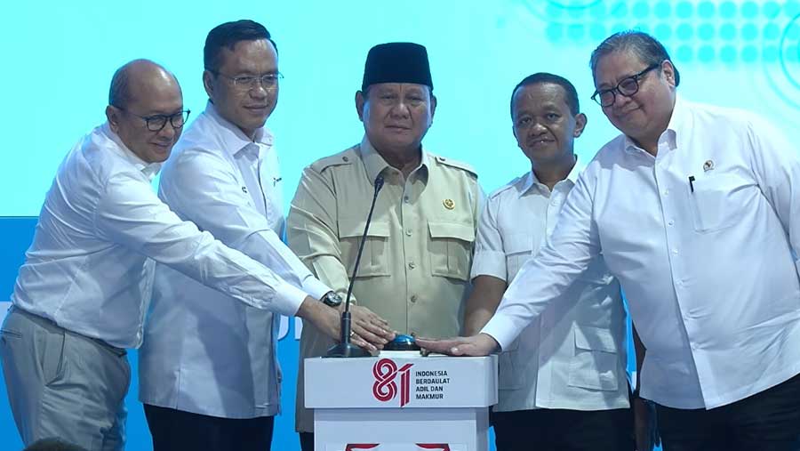 Peluncuran B50 Oleh Presiden Republik Indonesia Prabowo Subianto (YouTube KementerianESDM)