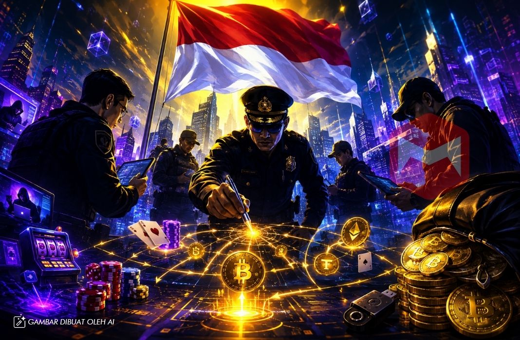 Ilustrasi: OJK Ungkap Modus Baru Pendanaan Judi Online: Jejak Digital Kripto dalam Pusaran Transaksi Gelap