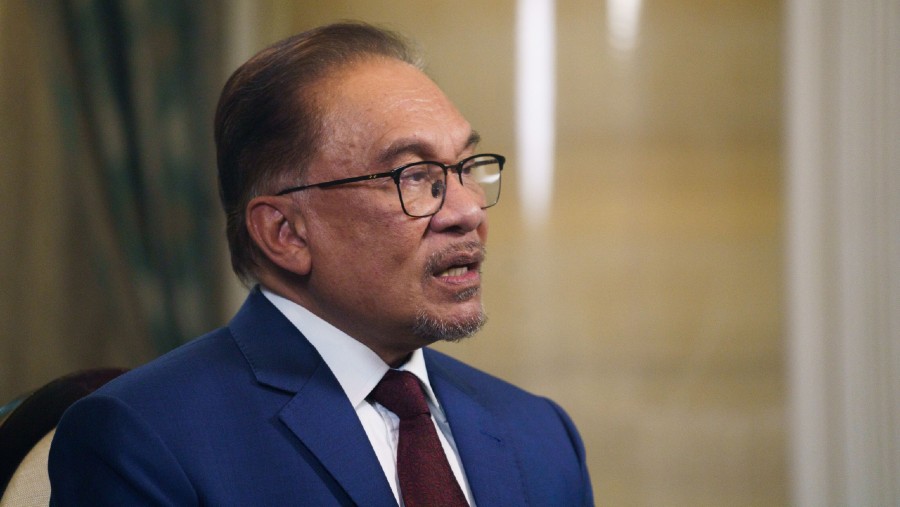 Perdana Menteri Malaysia Anwar Ibrahim. (Sumber: Bloomberg)
