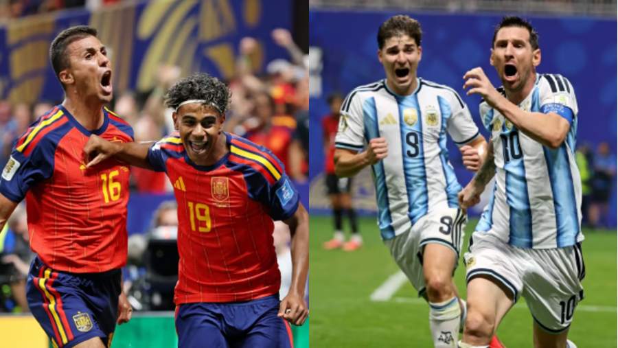 Penentuan juara pada laga final World Cup 2026 antara Spanyol melawan Argentina. dok: Fifa