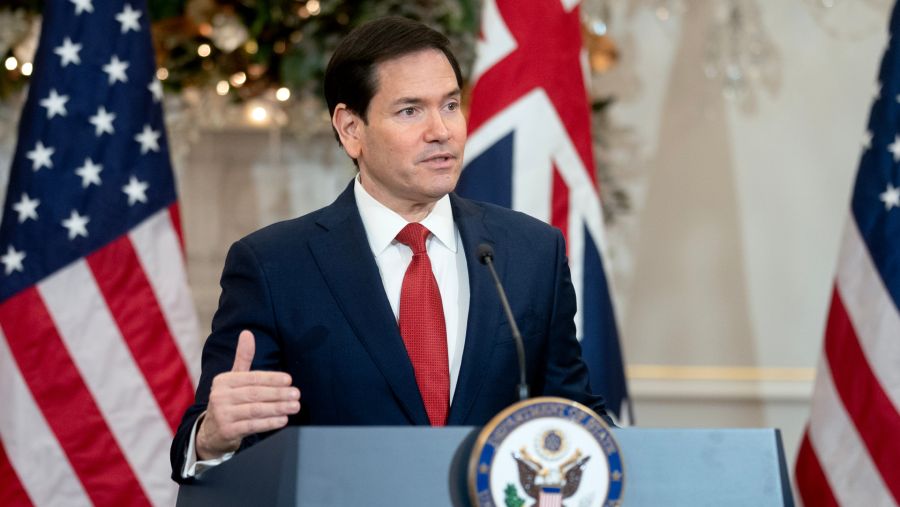 Menlu AS Marco Rubio. (Stefani Reynolds/Bloomberg)