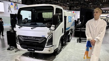 Ilustrasi Truk Listrik / Foto: (Angga Aliya ZRF/detiKOto)