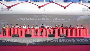 Alat Pengolah Nikel Raksasa Tiba di Morowali, Hilirisasi Baterai EV Digeber/Foto: Dok. Kementerian Investasi dan Hilirisasi/BKPM