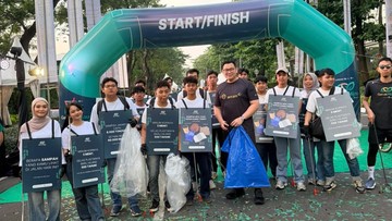 ANTAM Gelar Fun Walk Ramah Lingkungan, Ajak Ribuan Warga Peduli Bumi di Sudirman